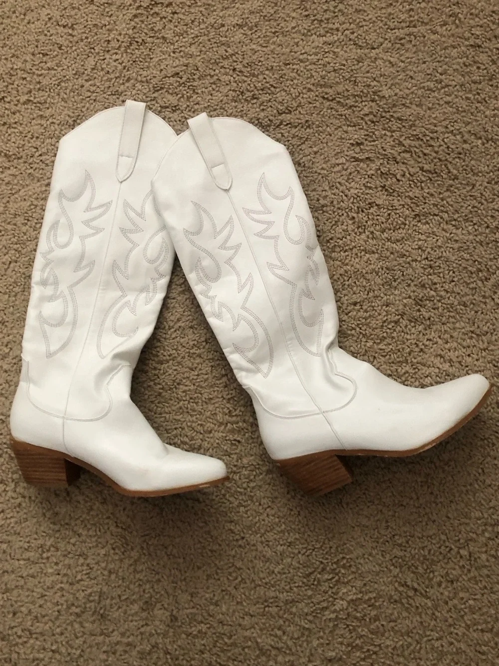 White Princess Polly Cowboy Boots